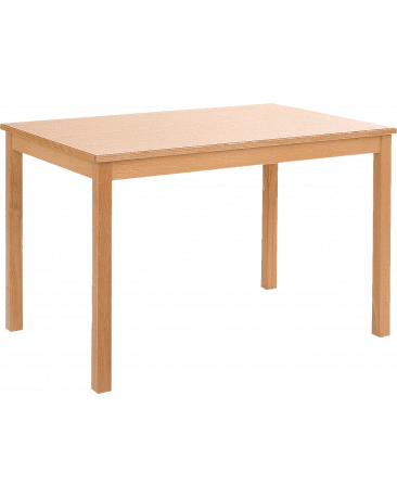 Tisch mit Massivholzplatte, 120 x 80cm