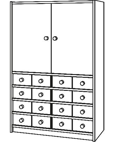 Wandschrank