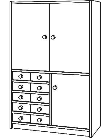 Wandschrank