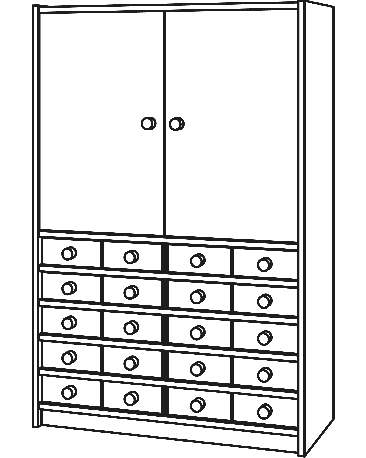 Wandschrank