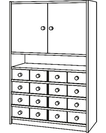 Wandschrank