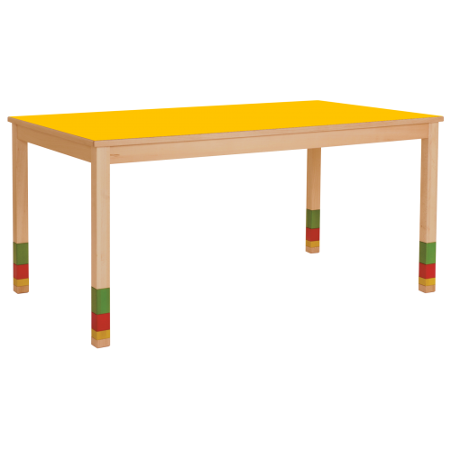 Spieltisch quadratisch, höhenverstellbar