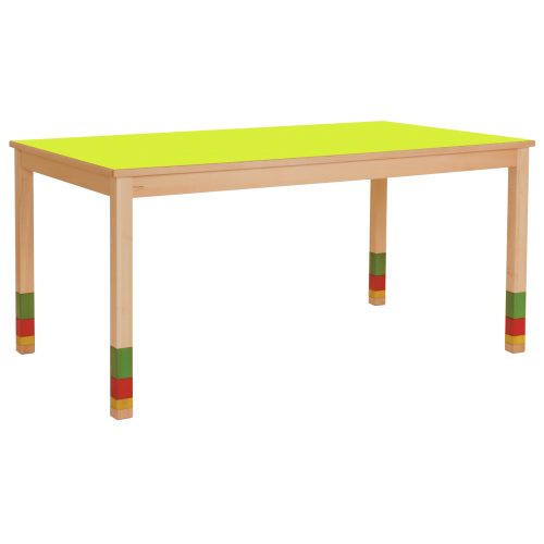 Spieltisch quadratisch, höhenverstellbar