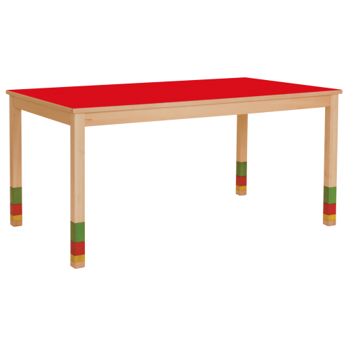Spieltisch quadratisch, höhenverstellbar